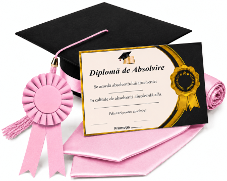 Toca, Esarfa, Cocarda si Diploma - robe absolvire