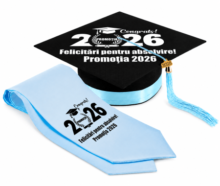 Toca si Esarfa Promotia 2026 - robe absolvire