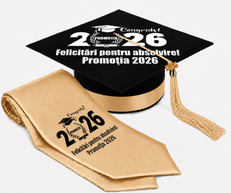 Toca si Esarfa Promotia 2026 - robe absolvire