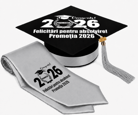 Toca si Esarfa Promotia 2026 - robe absolvire