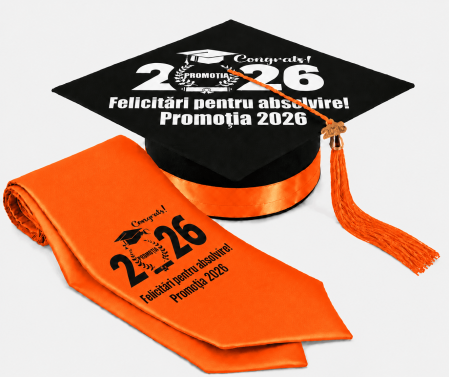 Toca si Esarfa Promotia 2026 - robe absolvire
