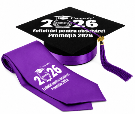 Toca si Esarfa Promotia 2026 - robe absolvire