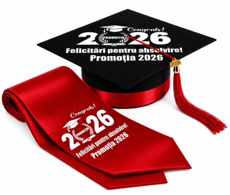 Toca si Esarfa Promotia 2026 - robe absolvire