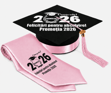 Toca si Esarfa Promotia 2026 - robe absolvire