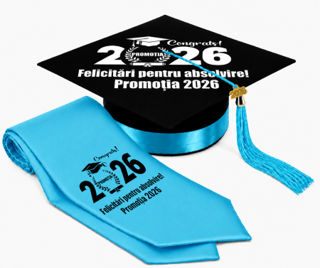Toca si Esarfa Promotia 2026 - robe absolvire