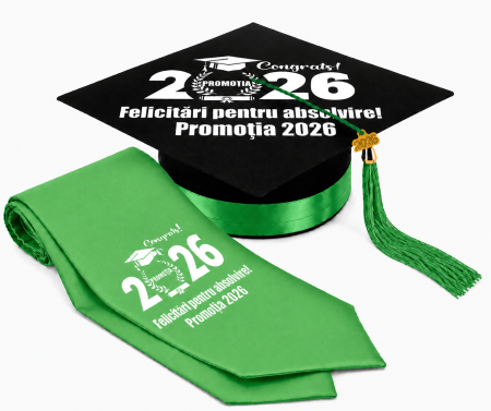 Toca si Esarfa Promotia 2026 - robe absolvire