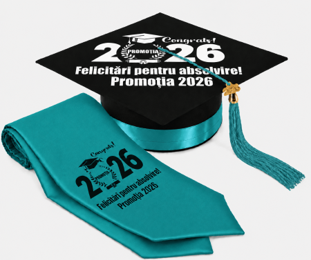 Toca si Esarfa Promotia 2026 - robe absolvire
