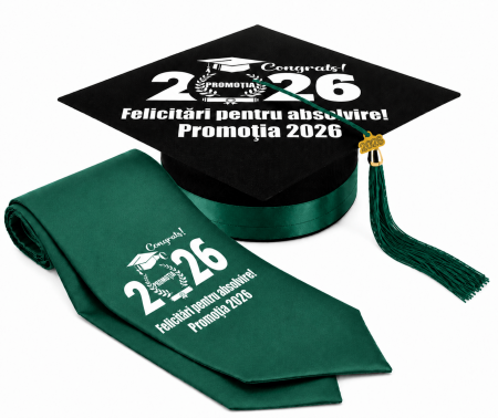 Toca si Esarfa Promotia 2026 - robe absolvire