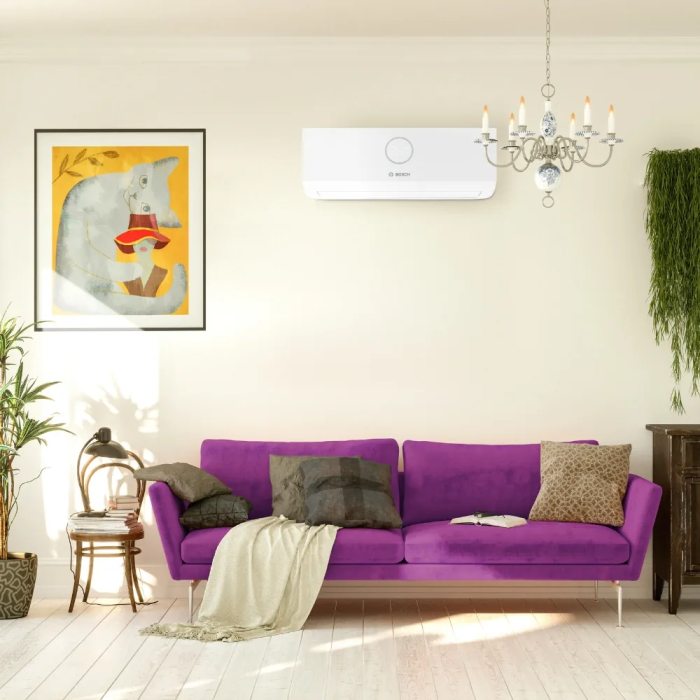 Aparat de aer conditionat Bosch Climate 3000i R32 Inverter 12000 BTU, filtru cu catalizator rece, ventilator 4 trepte, Timer, Follow Me, i-Clean, repornire automata, CL3000iU W 35 E - CL3000i 35 E [11]