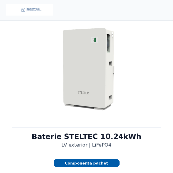 Sistem fotovoltaic monofazat cu invertor Solis 8kW + baterie STELTEC 10.2kWh + panouri AIKO + aer conditionat Bosch 3000i 12000BTU [4]