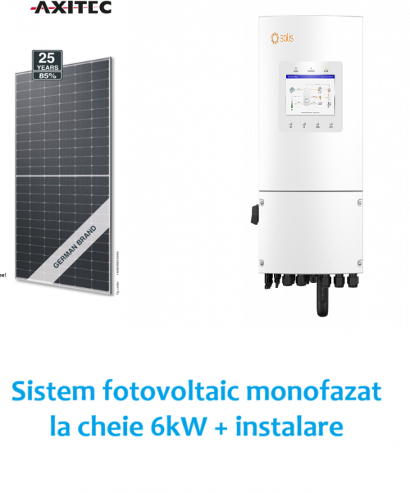 Sistem fotovoltaic monofazat la cheie 6kW + instalare [1]