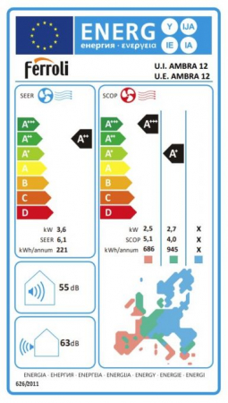 Ferroli Ambra S R32 WI-FI 12000 BTU [1]