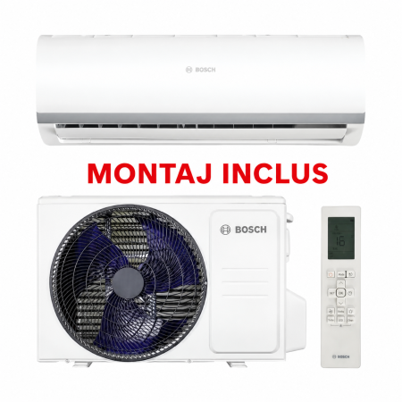 Pachete aer condiționat cu montaj inclus - Montaj inclus Bosch Climate 2000 9000 BTU