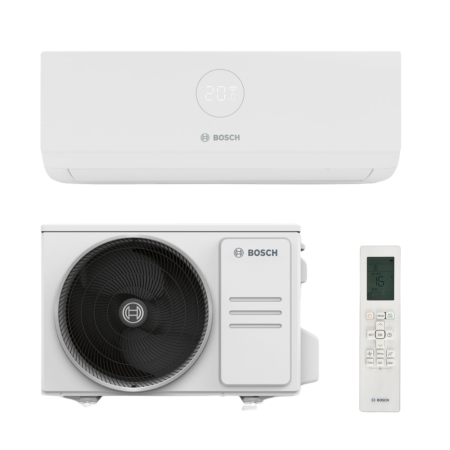 Aer conditionat 18000BTU - Aparat de aer conditionat Bosch Climate 3000i R32 Inverter 18000 BTU, filtru cu catalizator rece, ventilator 4 trepte, Timer, Follow Me, i-Clean, repornire automata, CL3000iU W 53 E - CL3000i 53 E