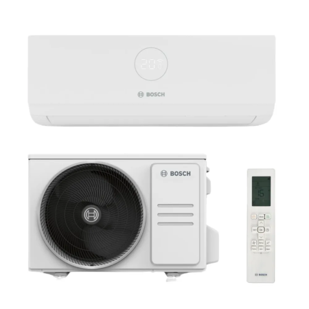 Aer conditionat 24000BTU - Aparat de aer conditionat Bosch Climate 3000i R32 Inverter 24000 BTU, filtru cu catalizator rece, ventilator 4 trepte, Timer, Follow Me, i-Clean, repornire automata, CL3000iU W 70 E - CL3000i 70 E