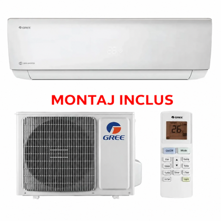 Pachete aer condiționat cu montaj inclus - Montaj inclus Gree Bora 24000 BTU