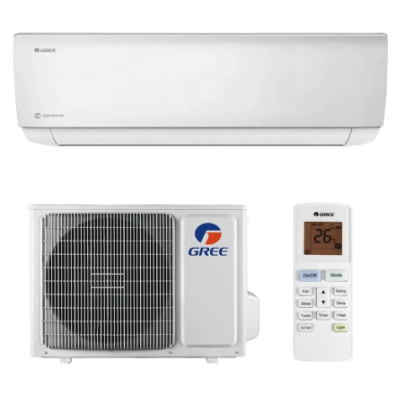 Aer conditionat 24000BTU - Aparat de aer conditionat Gree Bora A4 Silver R32 GWH24AAD-K6DNA4B Inverter 24000 BTU, Wi-fi, generator ioni Cold Plasma, dezghetare inteligenta