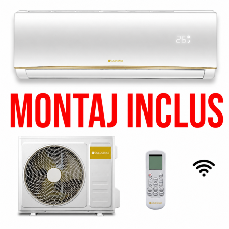 Pachete aer condiționat cu montaj inclus - Montaj inclus Goldsense Elite GLSC12EL 12000 BTU