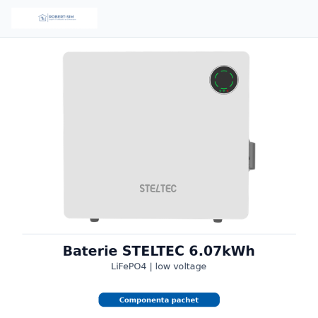 Sistem fotovoltaic monofazat cu invertor Solis 8kW + baterie STELTEC 6.07kWh + panouri AIKO [3]