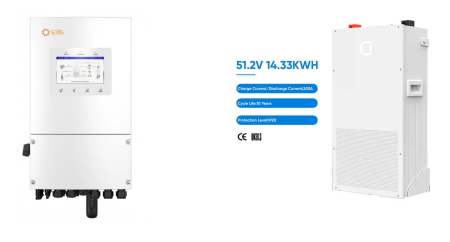 Sisteme Fotovoltaice - Solutie baterie pentru sisteme Huawei Triffazat - Kit Invertor Solis 8kW + Baterie 14.336kWh - Copie