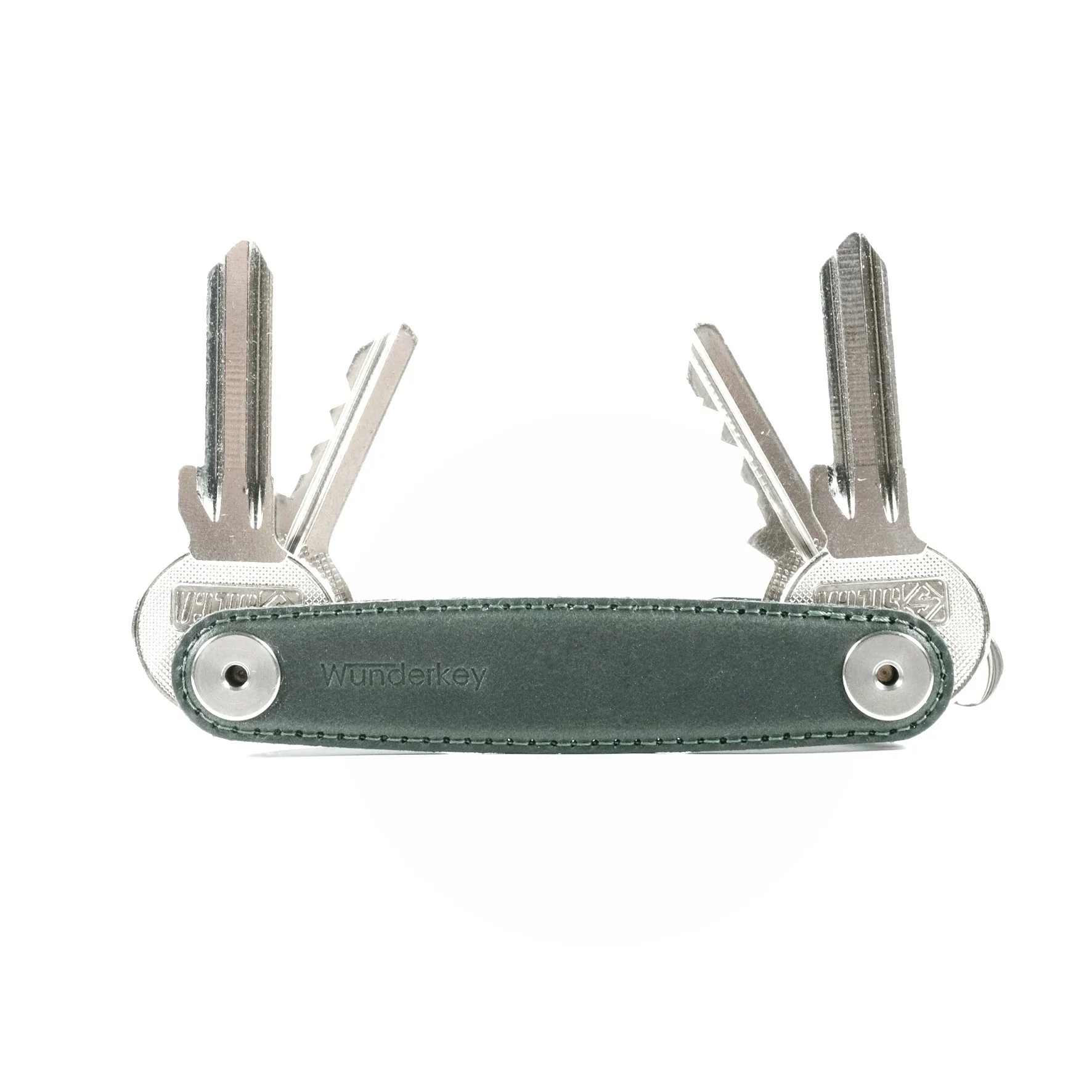 Wunderkey Leather Oxford Green - Organizator de key [4]