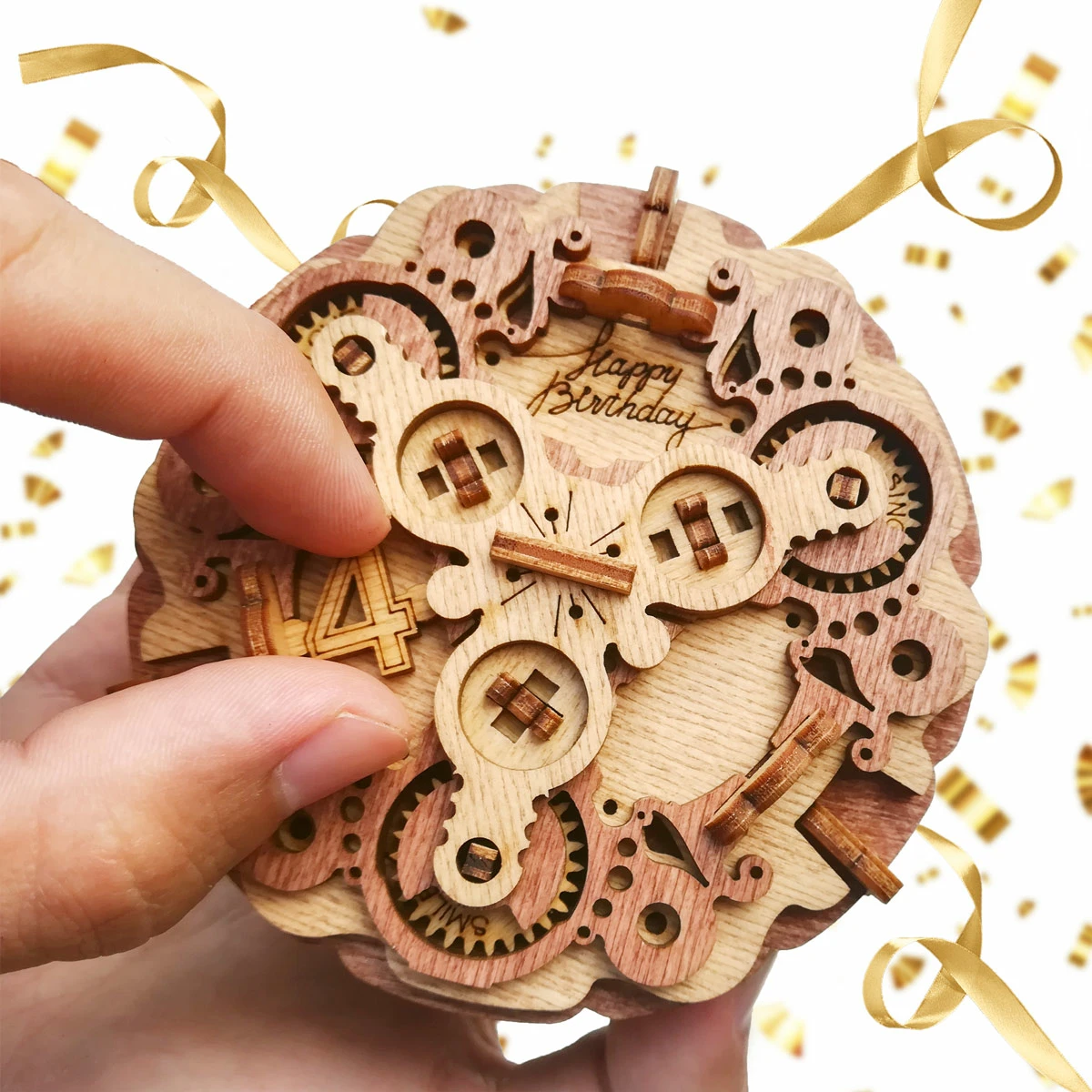 Birthday Cake Gift Puzzle Box [3]