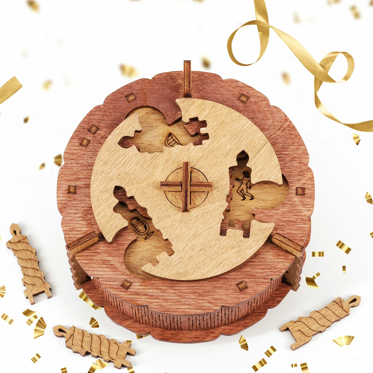 Birthday Cake Gift Puzzle Box [5]