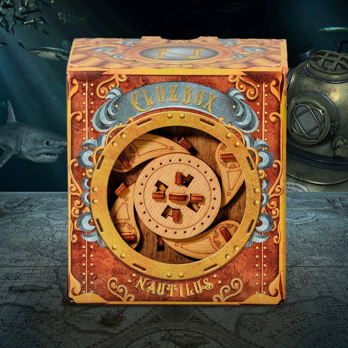 Cluebox - Escape Room in a Box. Captain&#039;s Nemo Nautilus [2]