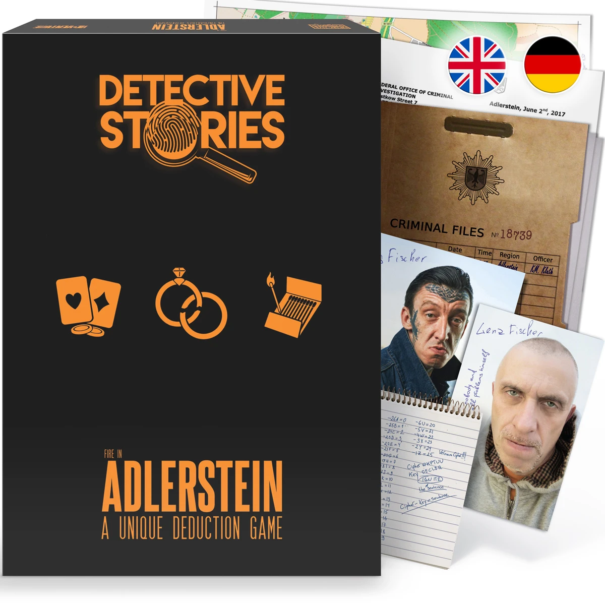Jocuri de societate - Detective Stories. Case 1 - The Fire in Adlerstein