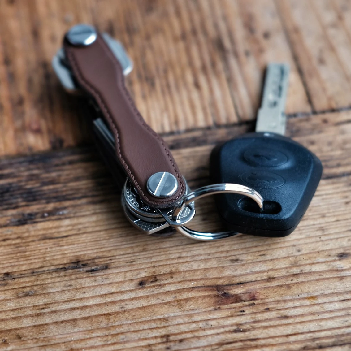 Wunderkey Leather Marone - Organizator de key [5]