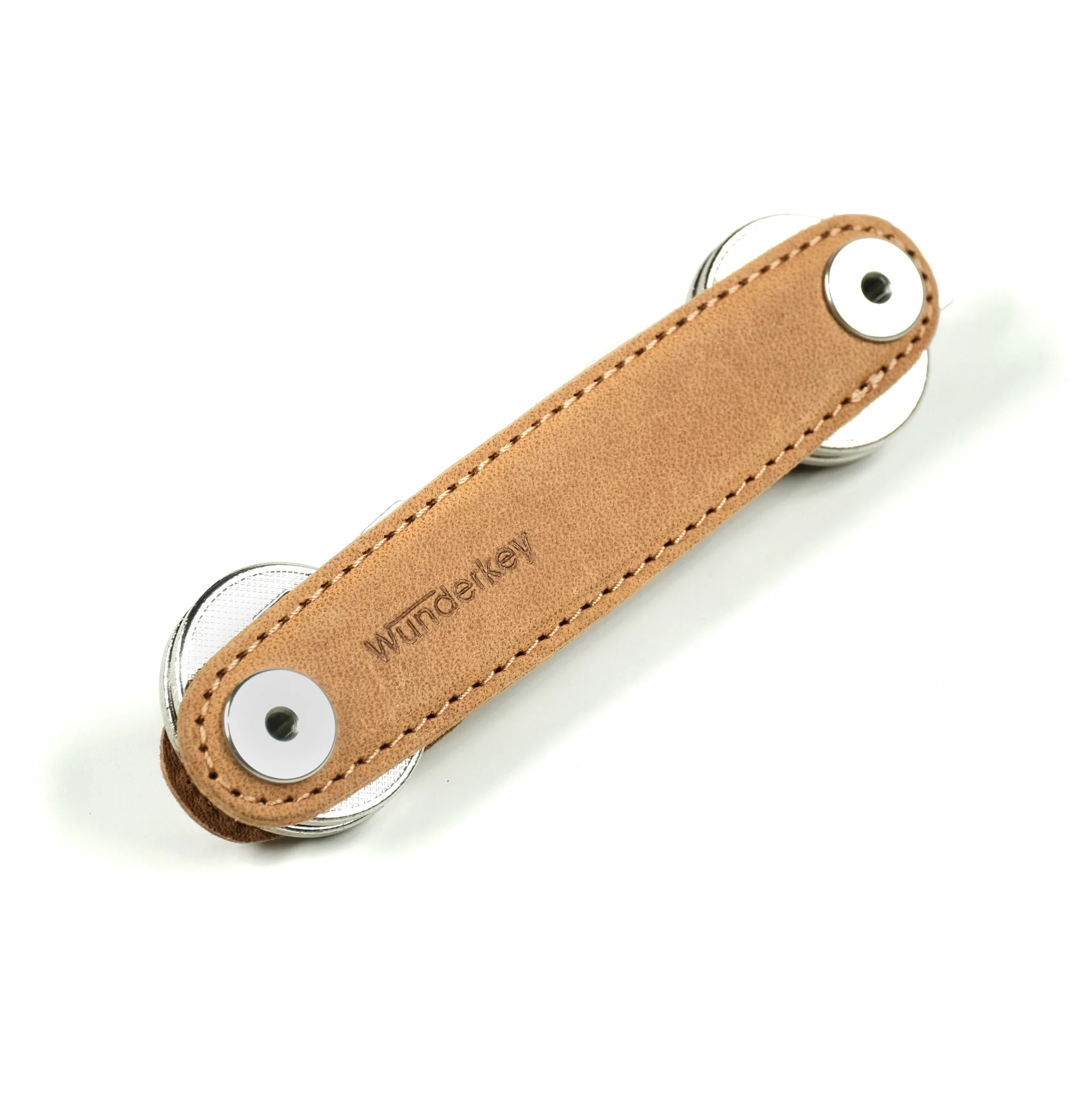 Wunderkey Leather Caramel - Organizator de key [1]