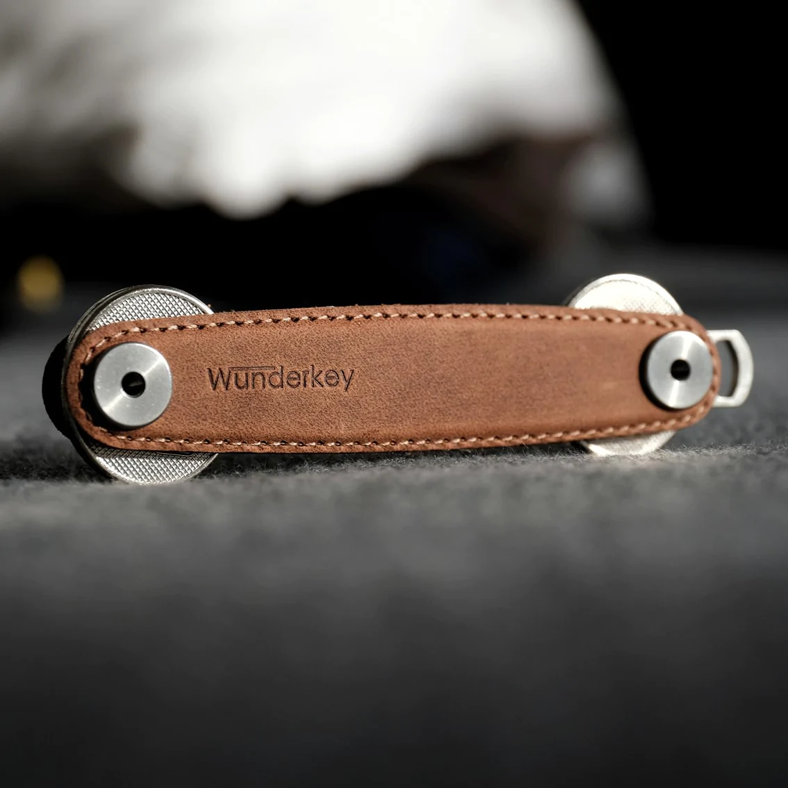 Wunderkey Leather Caramel - Organizator de key [4]