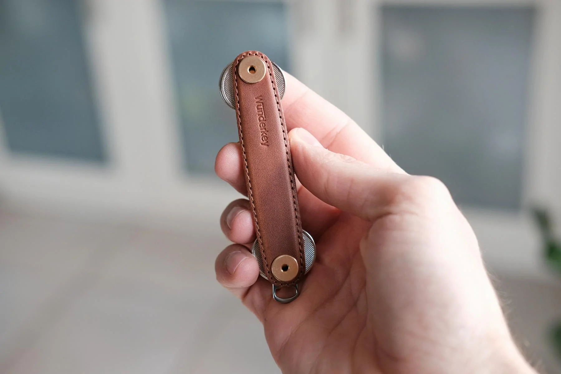 Wunderkey Leather Havanna - Organizator de key [5]