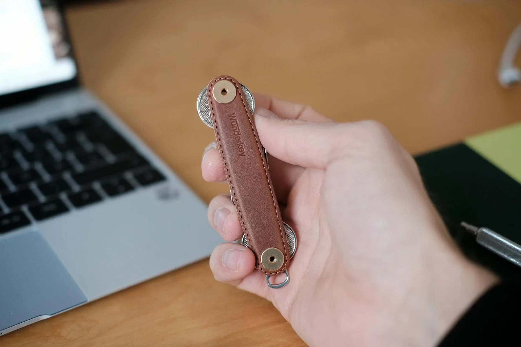 Wunderkey Leather Havanna - Organizator de key [6]