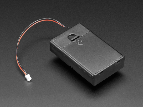 Suport pentru baterii 3xAA cu switch si clema curea [2]