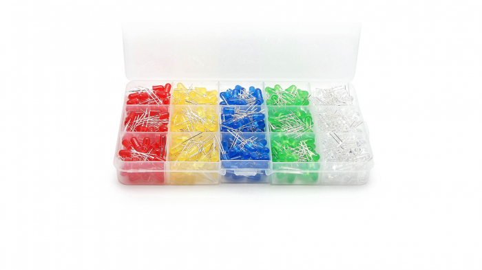 500PCS 5 Colors F5 MM LED Kit 1 [2]