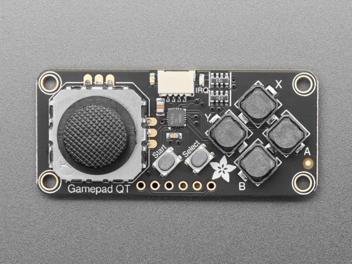 Placa Adafruit Mini I2C Gamepad cu tehnologia seesaw si cu conectorii STEMMA QT / Qwiic [2]