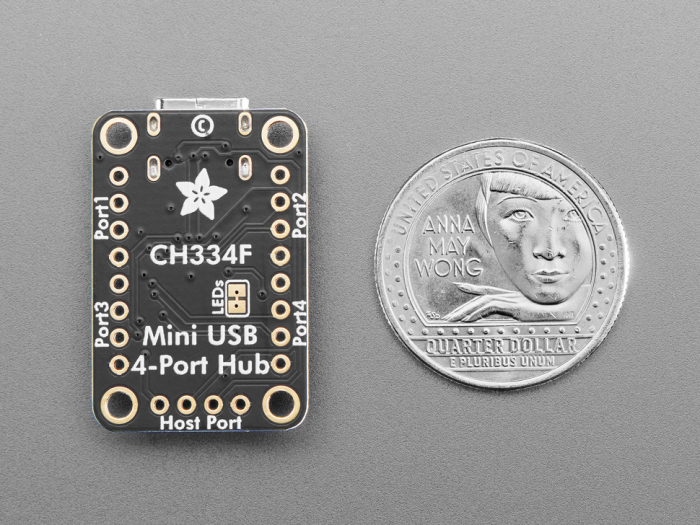 Adafruit CH334F Mini Breakout pentru Hub USB cu 4 Porturi [6]