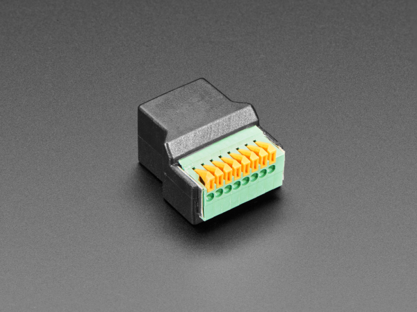 Adaptor priza RJ-45 Ethernet mama la bloc terminal cu arc [2]