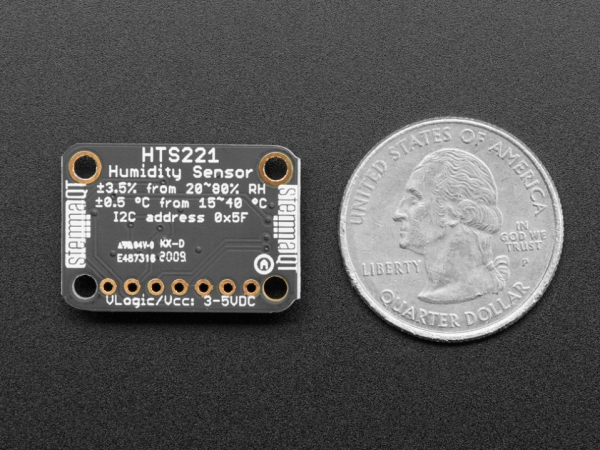 Breakout senzor temperatura si umiditate Adafruit HTS221 [3]