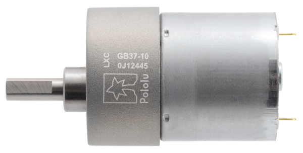 Pololu motor electric metalic, 10:1, 37Dx50L, 12V, pinion elicoidal [2]