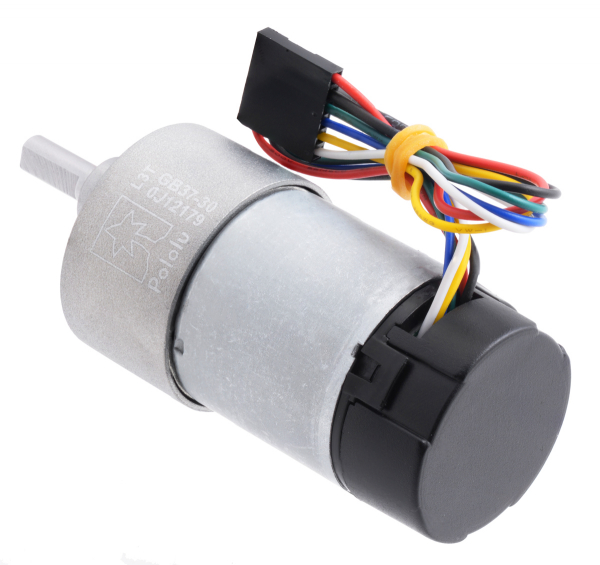 Pololu motor electric metalic, 30:1, 37Dx68L, 12V, pinion elicoidal [3]