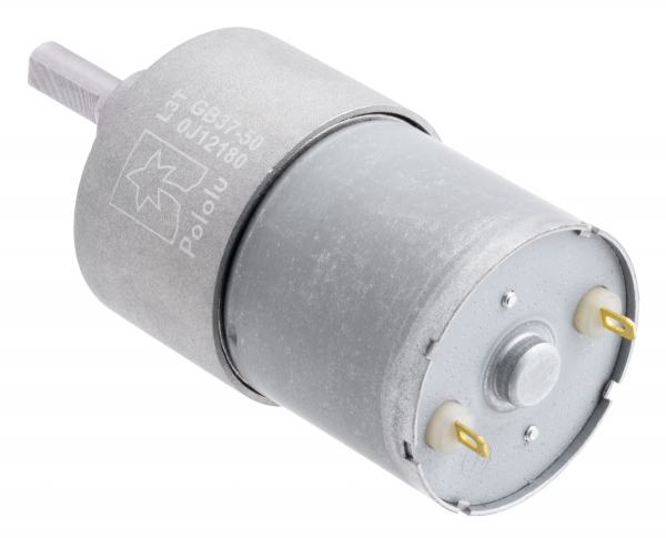 Pololu motor electric metalic 12V, 50:1, 37Dx54L, pinion elicoidal [3]