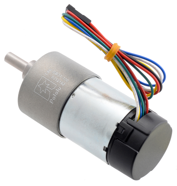 Pololu motor electric metalic 24V, 1001, 37Dx73L, pinion elicoidal [3]