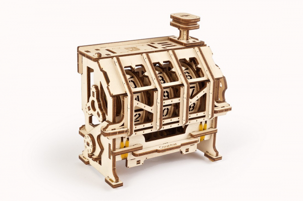 Puzzle mecanic 3D lemn Ugears Contor [6]