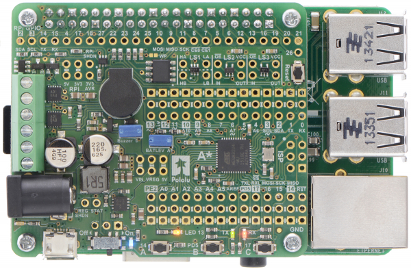 A-Star 32U4 Robot Controller SV  pentru Raspberry Pi (Fara conectori) [4]