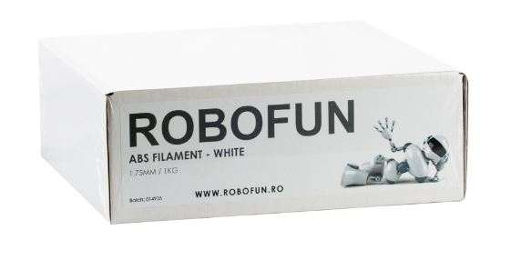 RETRAS - Filament Premium Robofun ABS 1KG  1.75 mm - Alb [5]