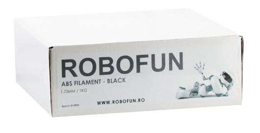 Retras Filament Premium Robofun ABS 1KG  1.75 mm - Negru [6]