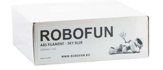 Filament Premium Robofun ABS 1KG  3 mm - Albastru deschis [9]