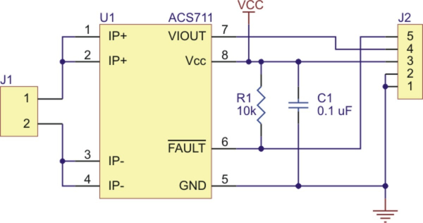 Senzor curent ACS711EX  -31A to +31A [6]